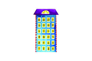 Advent Calendar Canal Houses - Perfect for Christmas Crafts
