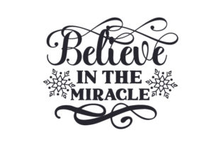 Believe in the Miracle: A Christmas Embroidery Design