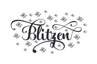 Blitzen: A Charming Christmas Crafts Design for Marketers