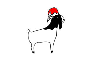 Christmas Boer Goat: Crafts & Animals Asset Review