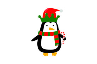 Christmas Penguin for Crafts and Holiday Sales