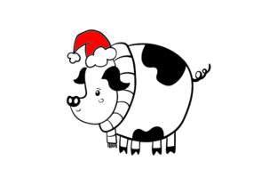 Christmas Pig: A Crafts Asset for Holiday Branding
