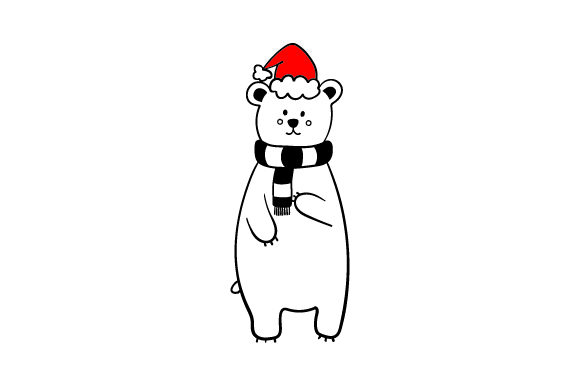 Christmas Polar Bear Crafts for Editorial Design