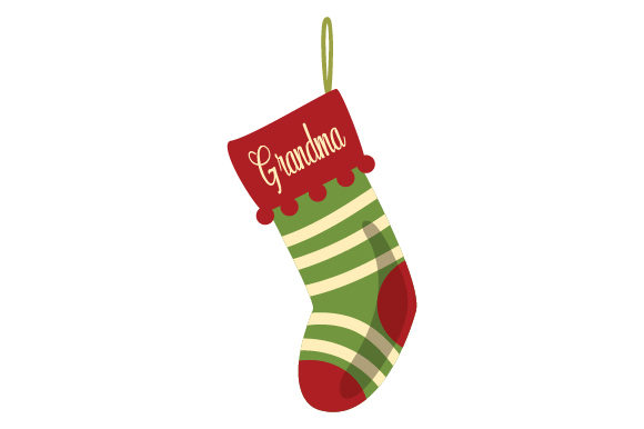 Christmas Stocking for Grandma: Crafts Branding