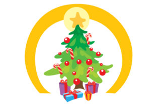 Christmas Tree Crafts Asset for Festive Branding
