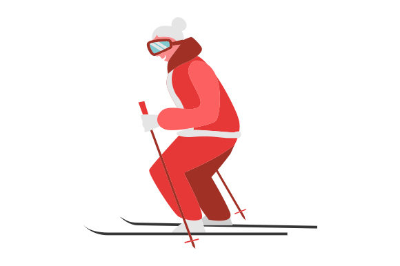 Review: Mrs. Claus Skiing for Christmas Crafts